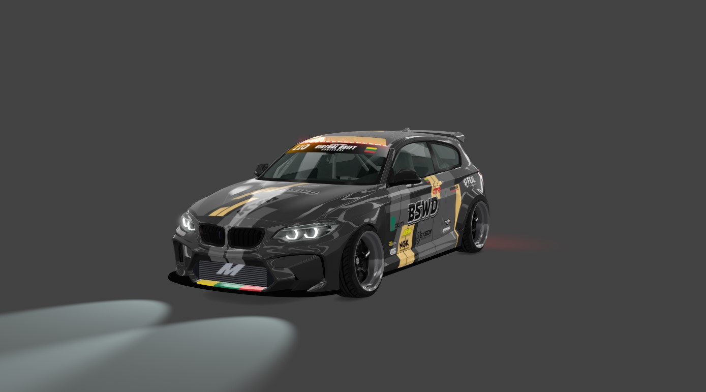 IVDC BMW M140 Aleksas Kuršis PSGFX, skin IVDC_aleksas_kursis