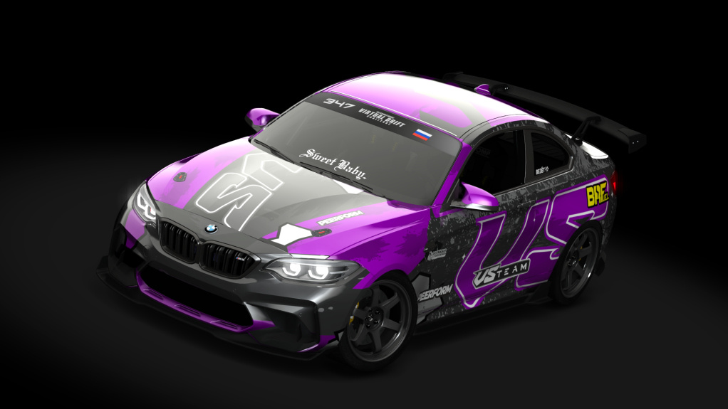 IVDC BMW M2 F22 Adro Alexander Simakov, skin VS Team