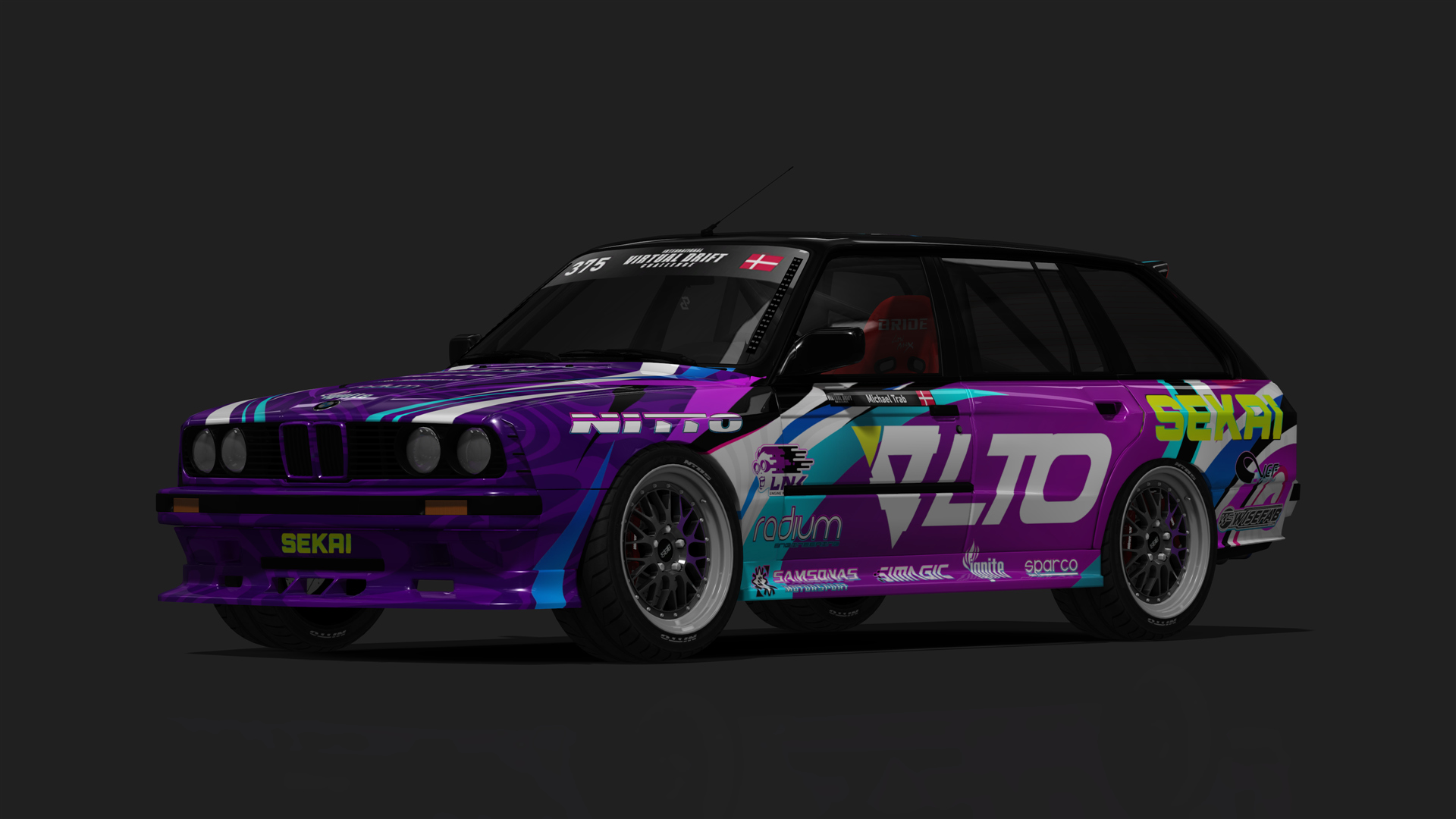 IVDC BMW E30 - Michael Trab 4.0, skin IVDC