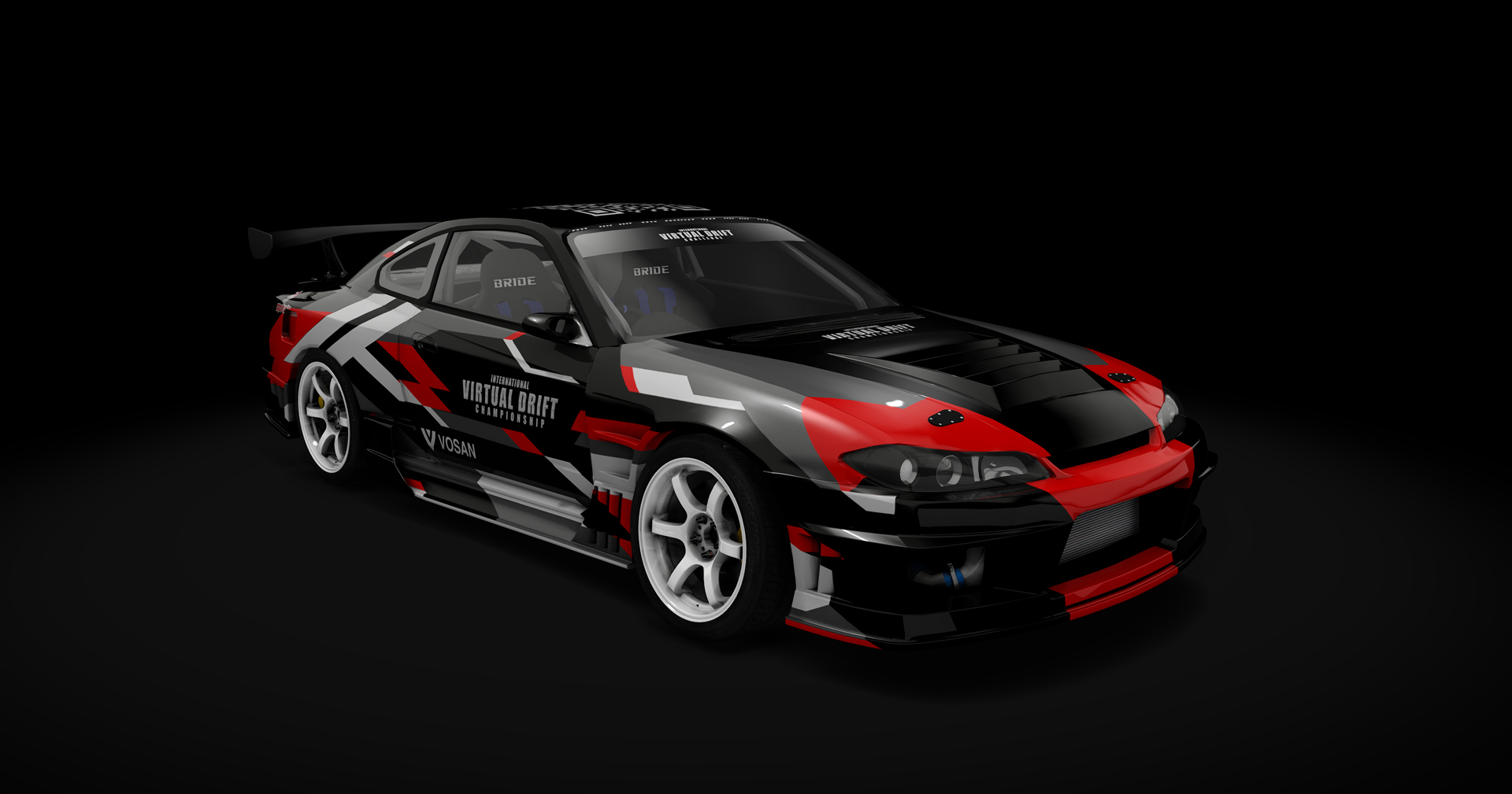 IVDC Nissan Silvia S15 Public 2.0, skin IVDC Red