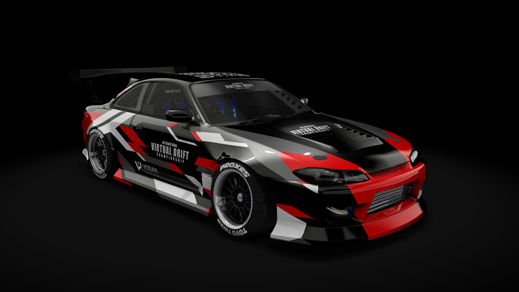 IVDC Nissan Silvia S14.9 Public 2.0, skin IVDC Red