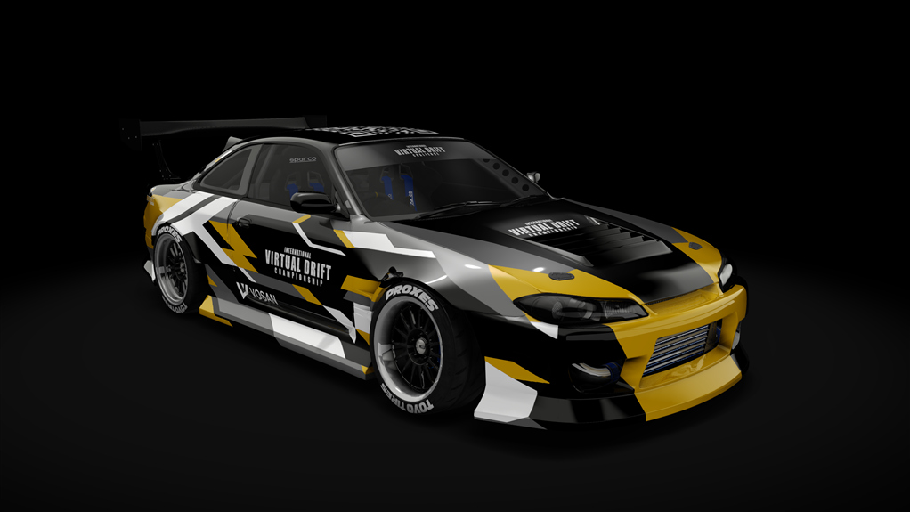 IVDC Nissan Silvia S14.9 Public 2.0, skin IVDC Yellow