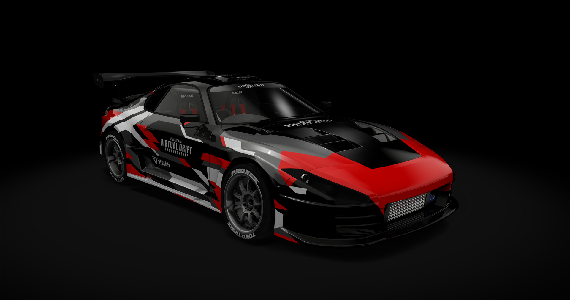 IVDC Toyota Supra A80 Public 2.0, skin IVDC Red