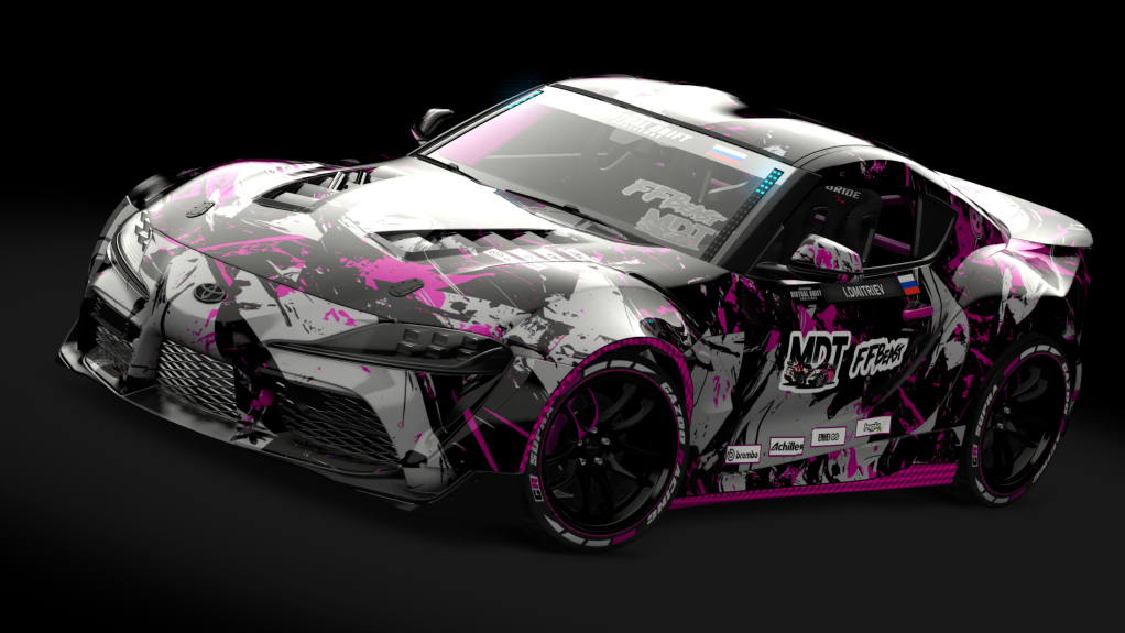 IVDC Toyota Supra A90 Igor Dmitriev, skin Igor Dmitriev