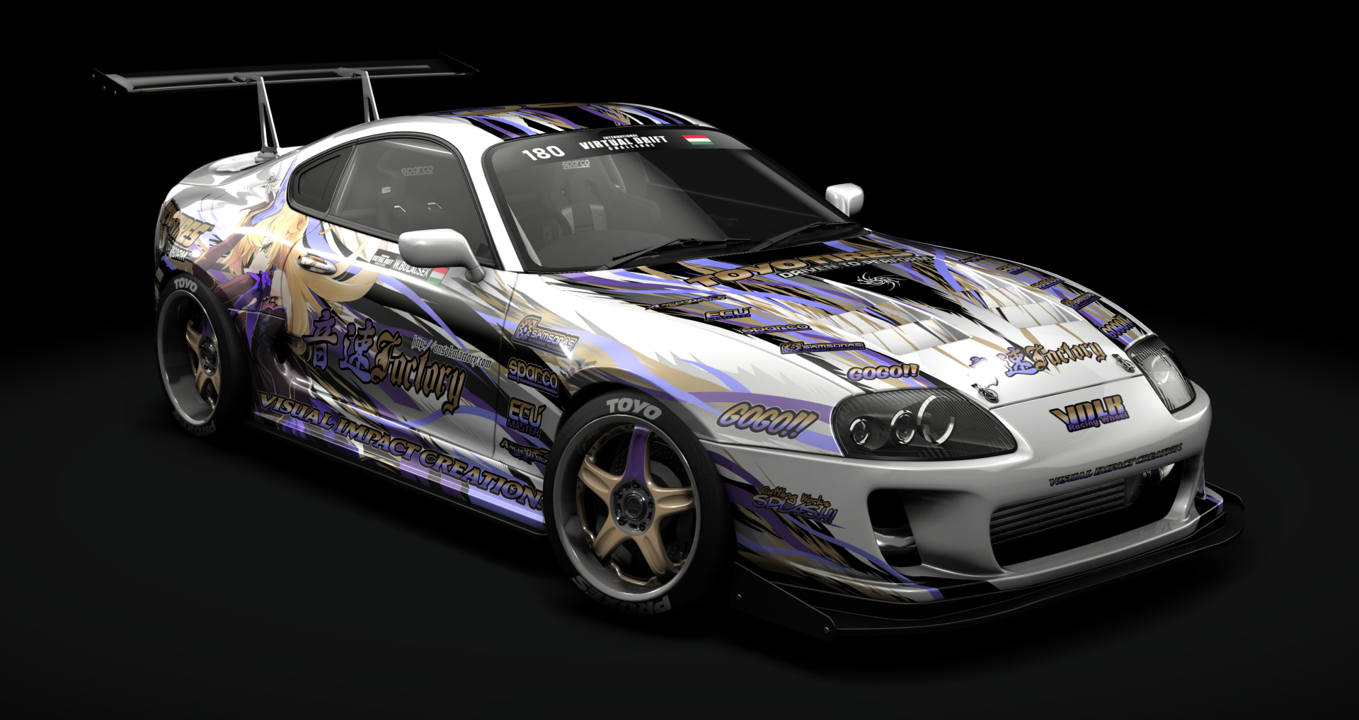 IVDC Toyota Supra A80 Walter Bolacsek, skin LiveryWalter_byAngle