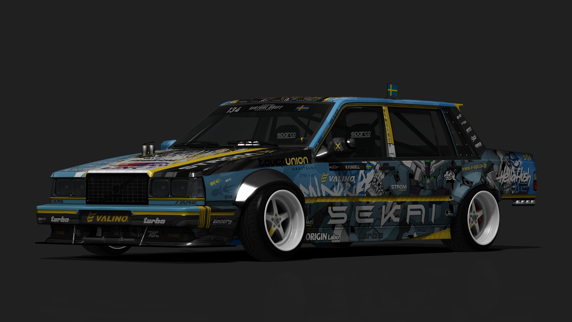 IVDC Volvo 740 Rasmus Fundell, skin R. Fundell IVDC