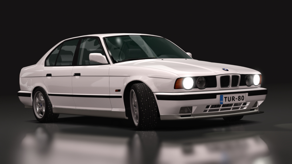 LuisuPulkka BMW E34 M20B25 turbo, skin Alpine_White_c