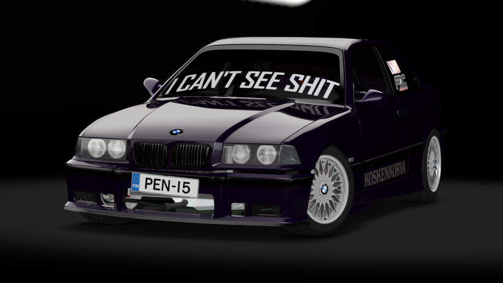 LuisuPulkka BMW E36 M54B30, skin 1_madeira_violett_metalic