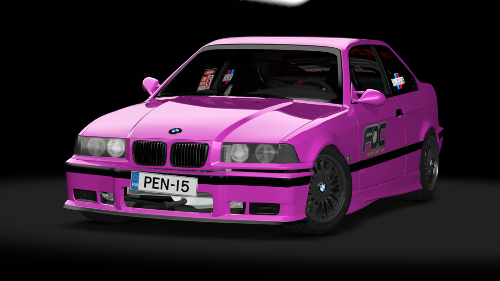 LuisuPulkka BMW E36 M54B30, skin 3_diamond_schwarz