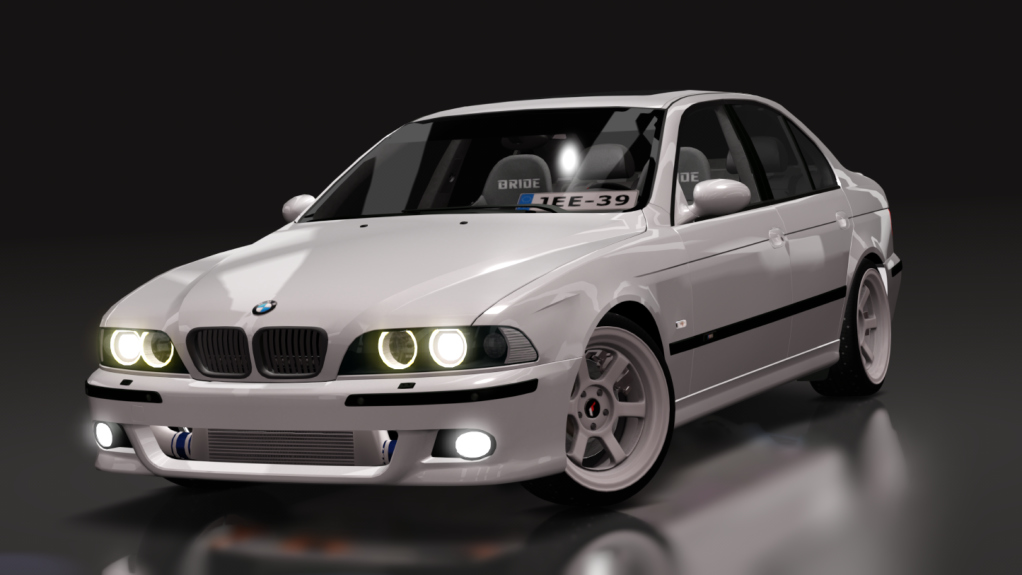 LuisuPulkka BMW E39 M57D30 SuperTurboDiesel, skin Titanium_Silver