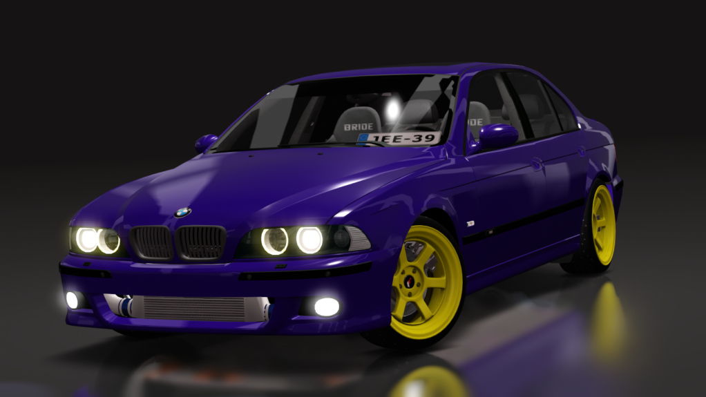 LuisuPulkka BMW E39 M57D30 SuperTurboDiesel, skin blue