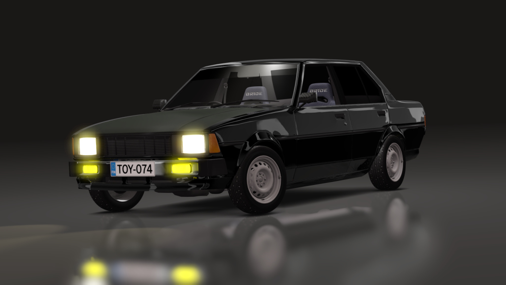 LuisuPulkka Toyota Corolla KE70, skin black