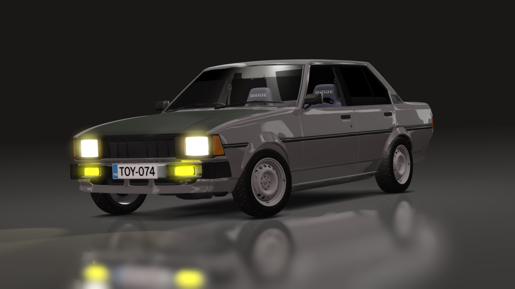 LuisuPulkka Toyota Corolla KE70, skin grey