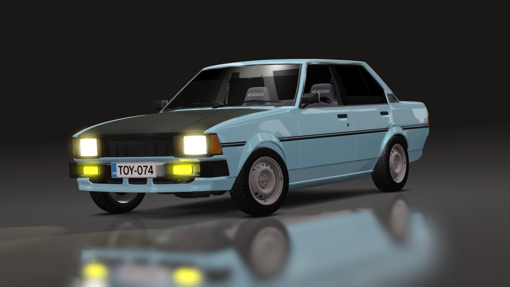 LuisuPulkka Toyota Corolla KE70, skin light_blue