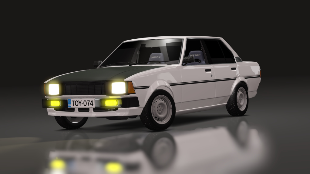 LuisuPulkka Toyota Corolla KE70, skin white