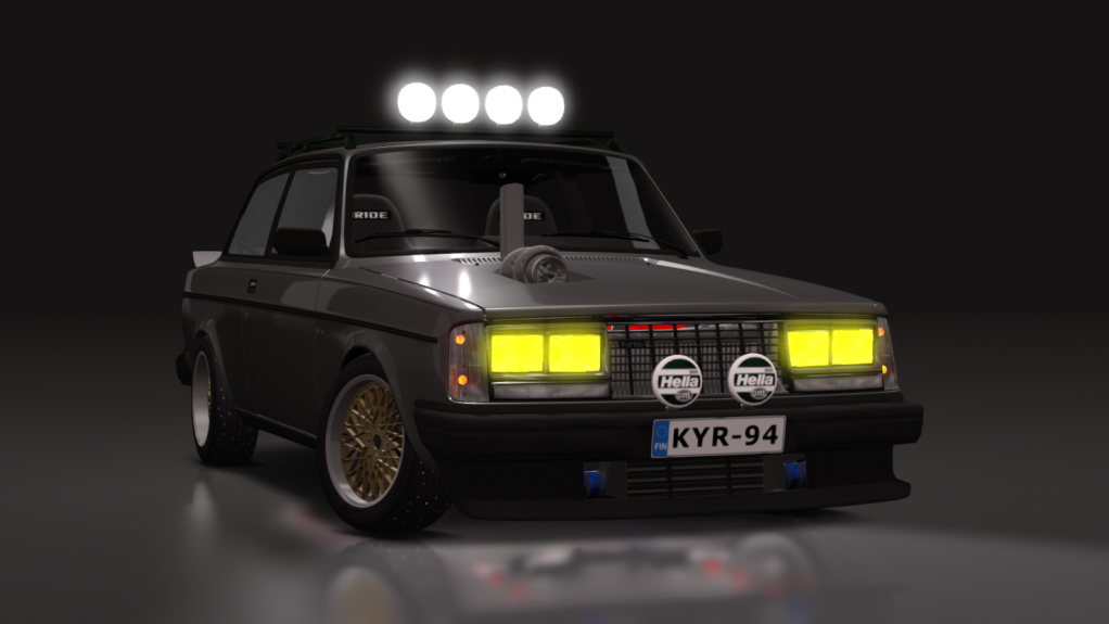 LuisuPulkka Volvo 242 Turbo, skin grey