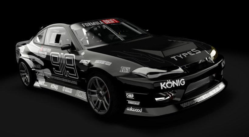 Formula Drift Nissan S15 - Mike Power 2024 Preview Image