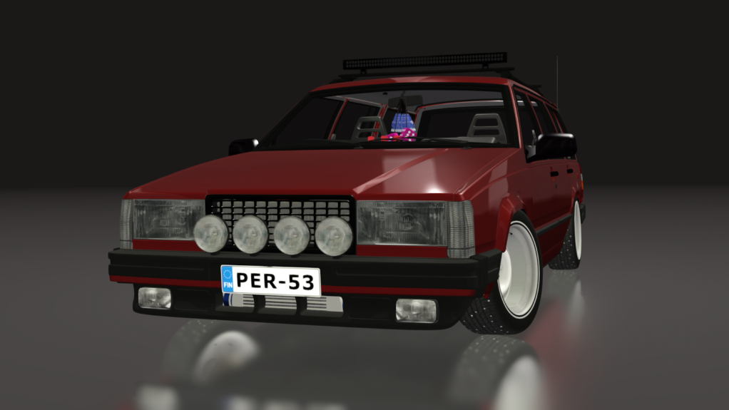 LuisuPulkka Volvo 740, skin winered