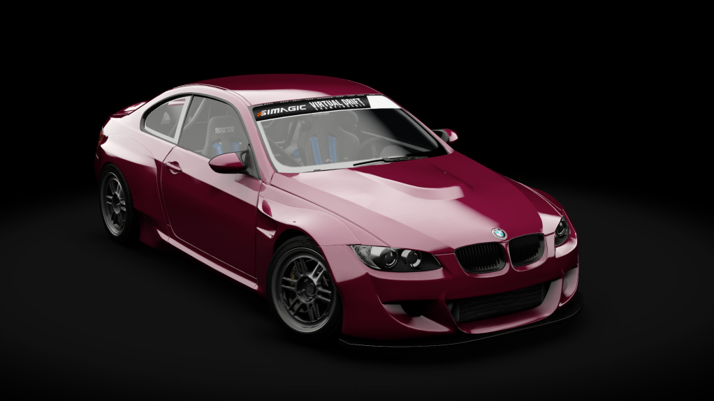 VDC BMW E92 M3 Public 4.0, skin Barbera_Red