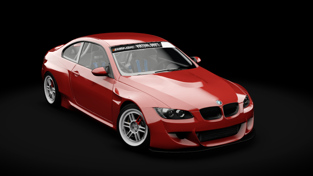 VDC BMW E92 M3 Public 4.0, skin Hellrot