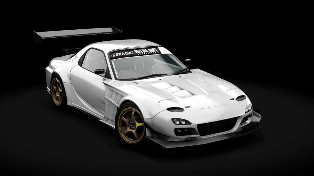 VDC Mazda RX-7 FD3S 20B Public 4.0, skin 01_pure_white