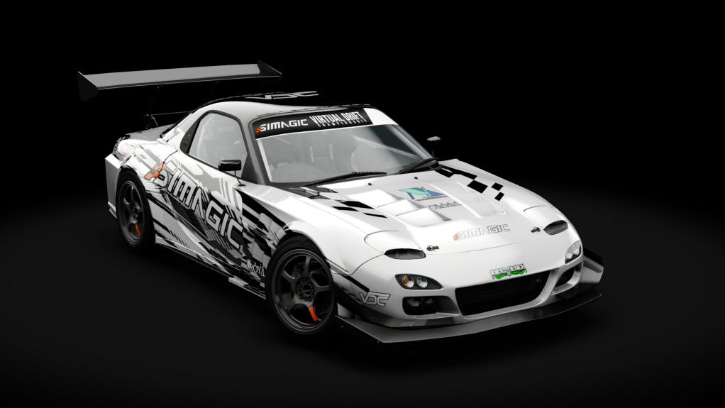 VDC Mazda RX-7 FD3S 20B Public 4.0, skin VDC White