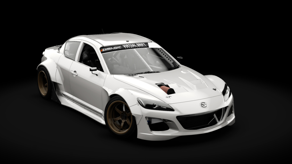 VDC Mazda RX-8 Public 4.0, skin 01_pure_white