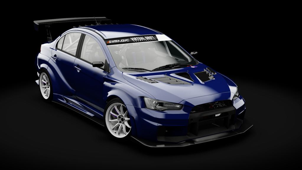 VDC Mitsubishi Evo X Public 4.0, skin 01_Blue