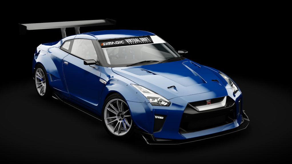 VDC Nissan GT-R R35 DAMD Public 4.0, skin 00_bayside_blue