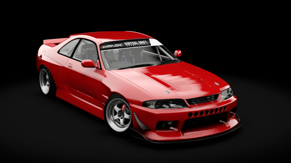 VDC Nissan Skyline R33 Public 4.0, skin 01_active_red