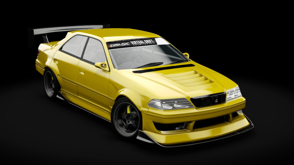 VDC Toyota Mark II JZX100 Public 4.0, skin yellow