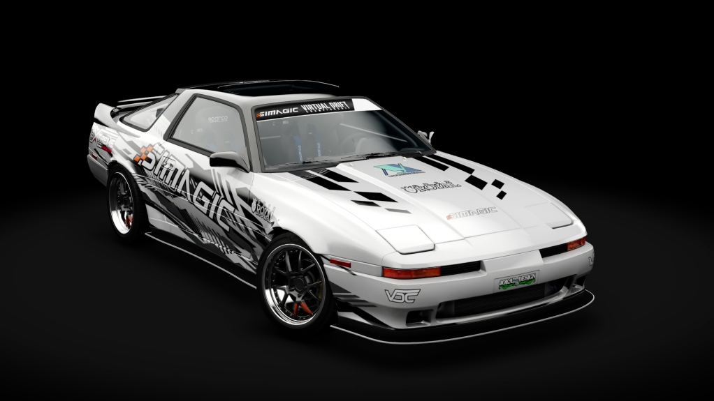 VDC Toyota Supra A70 Public 4.0, skin VDC White