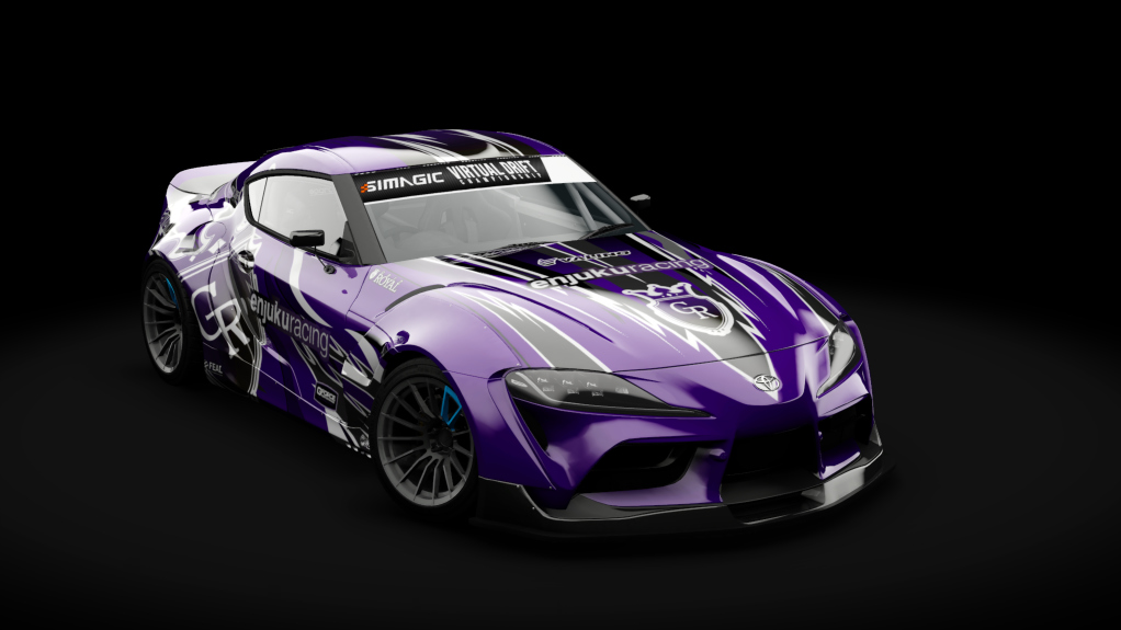 VDC Toyota Supra A90 Public 4.0, skin VDC ANDREAS PURPLE